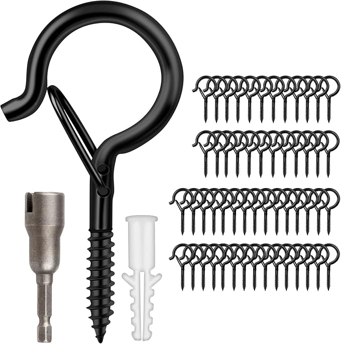 48 PCS Q-Hanger Hooks, Screw Hooks - Image 9