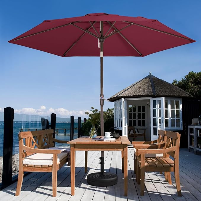 JEAREY 7.5FT Patio Umbrella Market Table Umbrella - Image 5