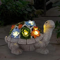 Nacome Solar Garden Outdoor Statues Turtle by Nacome