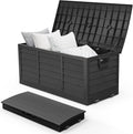 VINGLI 75 Gallon Collapsible Outdoor Storage Box, Simple-to-assemble Plastic by VINGLI