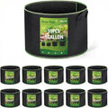Delxo 10-Pack 3 Gallon Grow Bags Heavy Duty Aeration Fabric Pots Thickened by Delxo