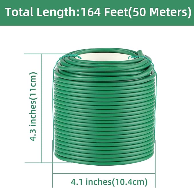 Soft Plant Ties, 164ft Garden Wire, 3.5mm Flexible Garden Ties - Image 4