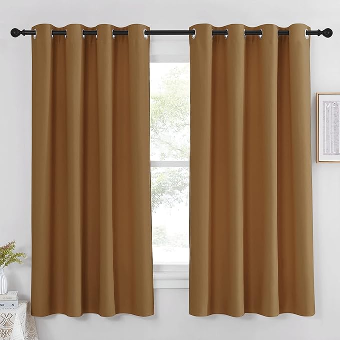 NICETOWN Bedroom Curtain 63 inch Length by NICETOWN