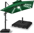 Best Choice Products 10x10ft Cantilever Patio Umbrella w/Base Included by BestChoiceProducts