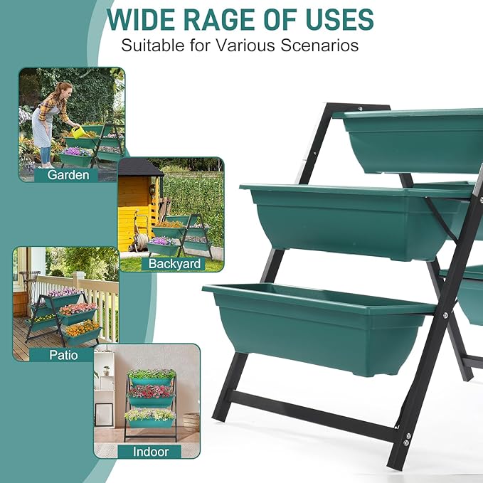 Vertical Garden Planter, Raised Garden Beds Outdoor - Image 4