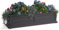 Mayne Fairfield 4-Foot Window Box – Self-Watering, Weather-Resistant Planter by Mayne