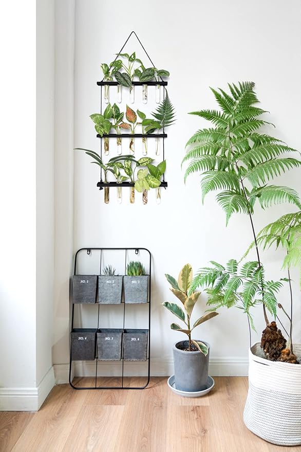 Mkono 3 Tiered Wall Hanging Plant Terrarium - Image 3