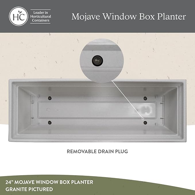 The HC Companies 24 Inch Mojave Window Planter Box - Image 4