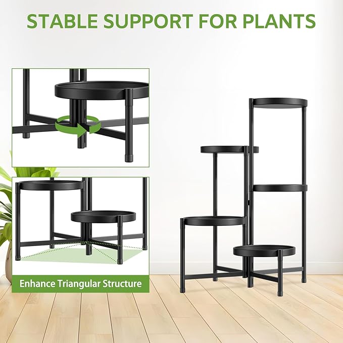 iDavosic.ly 5 Tier Large Plant Stand Indoor - Image 6