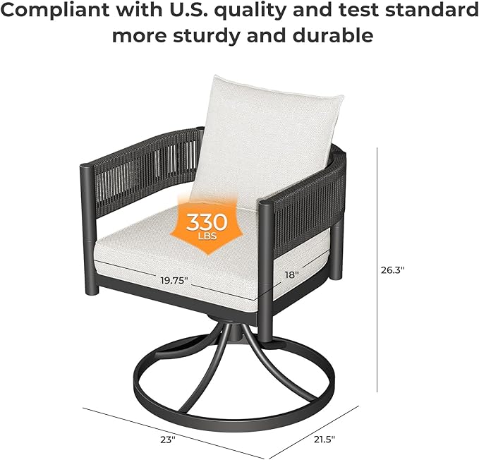 Grand patio 5-Piece Outdoor Dining Set - Image 6