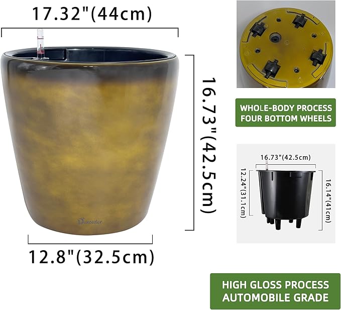 Dexceder 18x17 Self Watering Planter - Image 3