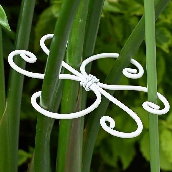 5PCS Monstera Plant Support Hook White 4.1 * 4.1 Inch – Set of 5 Durable Metal - Image 6
