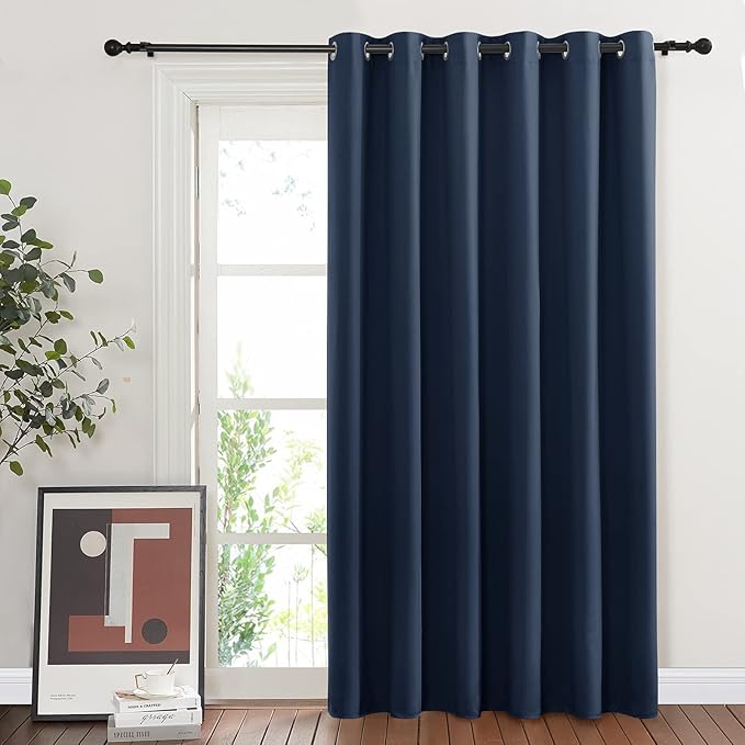 NICETOWN Bedroom Curtain for Patio Room Darkning 84 inch Long, Rustproof by NICETOWN