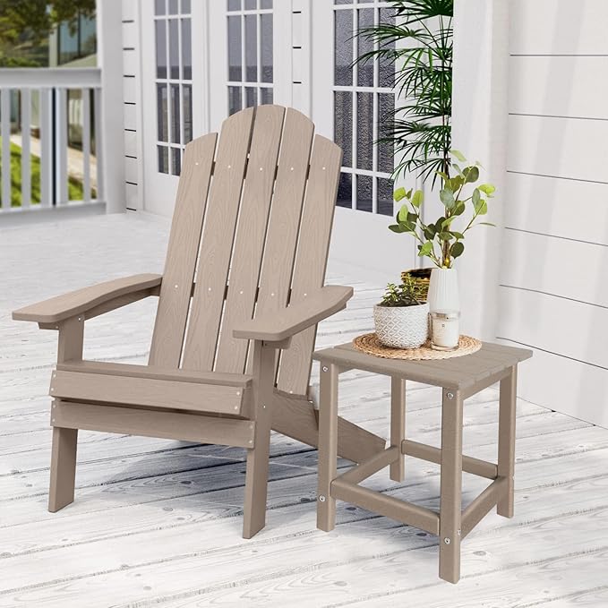 Outdoor Side Tables Adirondack, HDPE Small Table - Image 2