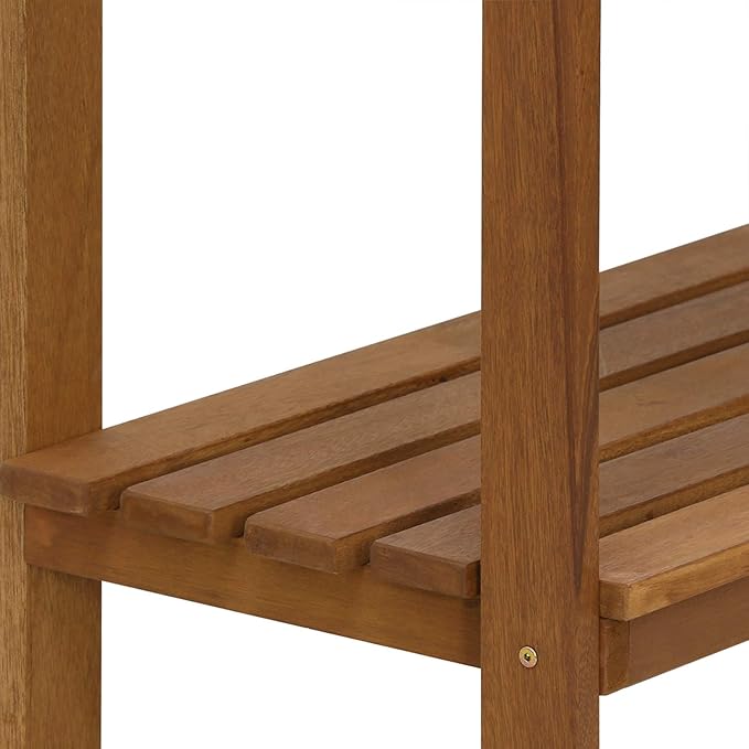 Furinno FG17478 Tioman Outdoor Patio Furniture Hardwood Potting Bench - Image 8