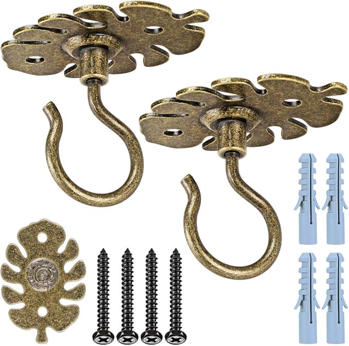 Dolibest Wall Mount Ceiling Hooks, Plant Hooks by Dolibest