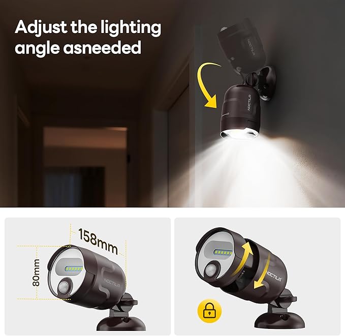 Battery Operated Motion Sensor Light, 4000mAh Rechargeable Battery Powered - Image 7