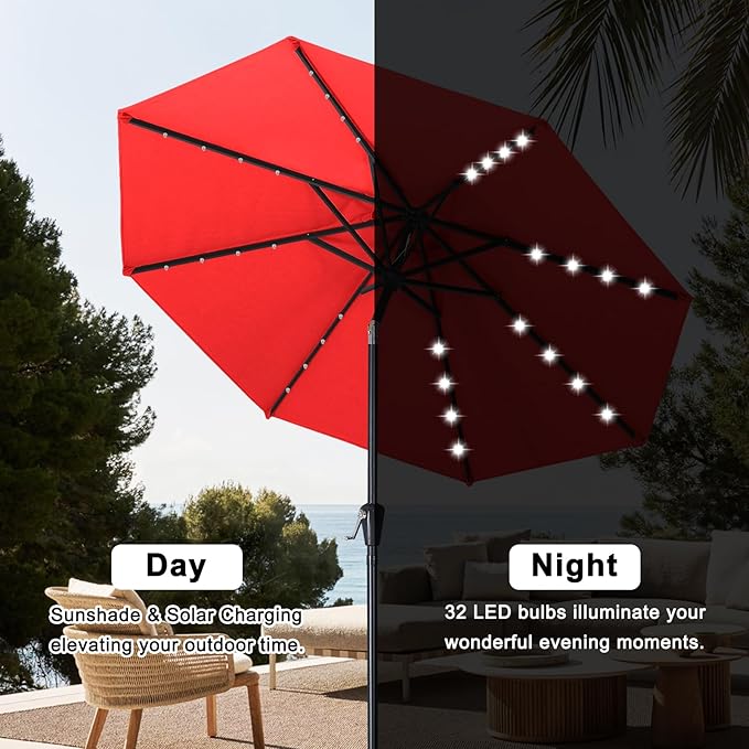 ABCCANOPY Durable Solar Led Patio Umbrellas - Image 3
