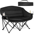 Double Camping Chair Padded Loveseat Chair by PUVASIA