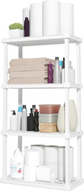 IRIS USA 4-Shelf Light Duty Plastic Storage Shelves, 200lb Capacity, Medium by IRISUSA