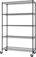 TRINITY 5-Tier Outdoor Wire Shelving Rack, 48in. x 18in. x 72in., Model# by TRINITY