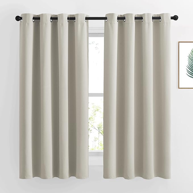 NICETOWN Natural Blackout Living Room Curtain by NICETOWN