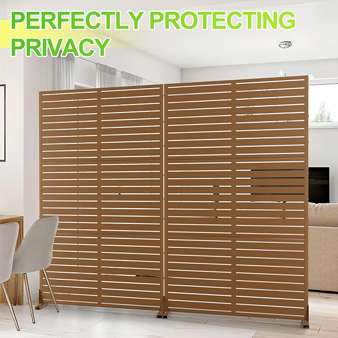 Outdoor Privacy Screen, Freestanding Privacy Fence Panels - Image 2