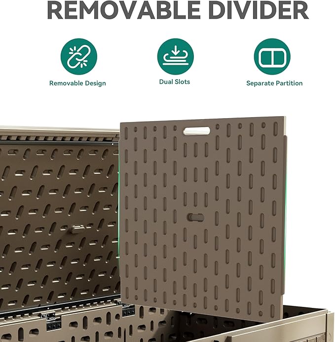 YITAHOME 260 Gallon Large Deck Box - Image 2