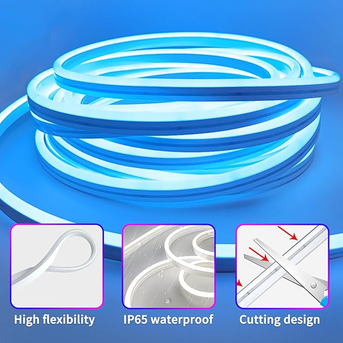 16.4FT DC24V RGB LED Neon Rope Lights - Image 6