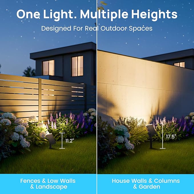 Consciot Solar Spot Lights Outdoor, Adjustable 170° Solar Outdoor Light - Image 7