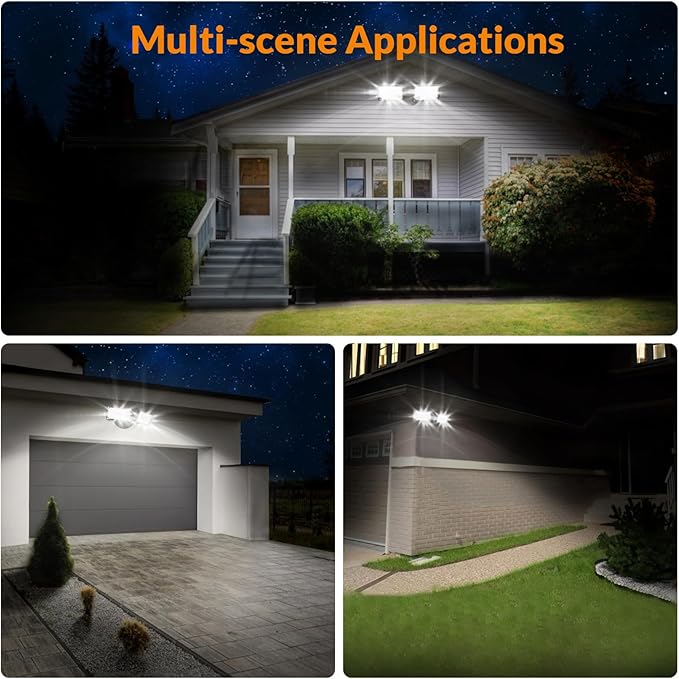 LEPOWER 3000LM LED Flood Light Outdoor, Switch Controlled LED Security Light - Image 5