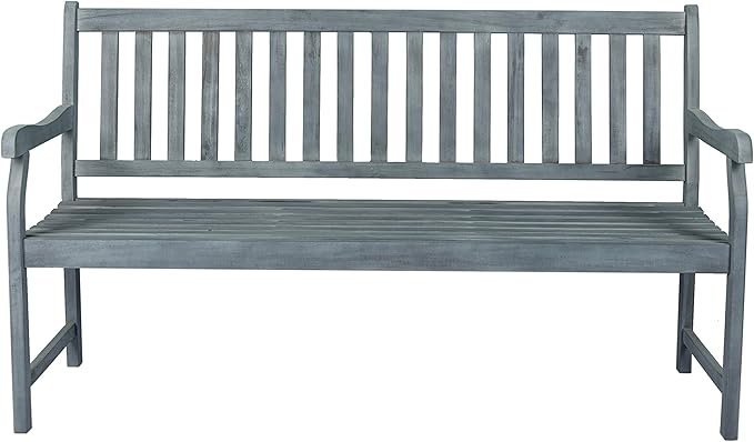 JONATHAN Y BNH101B Laurel 59.1" 3-Seat Slat-Back 600-Lbs Support Acacia Wood - Image 7