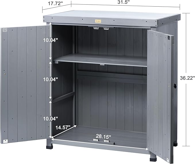 HABAU Outdoor Storage Cabinets Weatherproof - Image 3