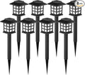 GIGALUMI Solar Outdoor Lights，8 Pack LED Solar Lights Outdoor Waterproof by GIGALUMI