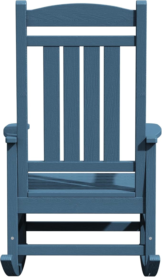 KINGYES HDPE Rocking Chairs Outdoor, Patio Rocking Chairs - Image 12