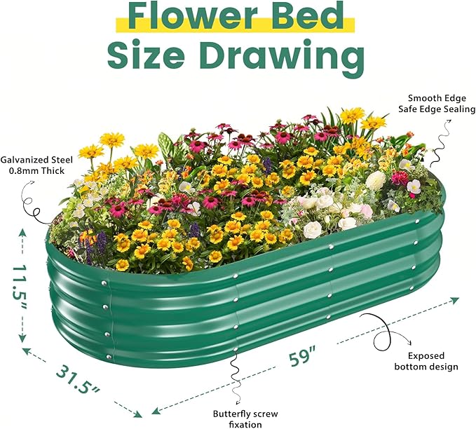 Galvanized Raised Garden Beds for Gardening - Image 2