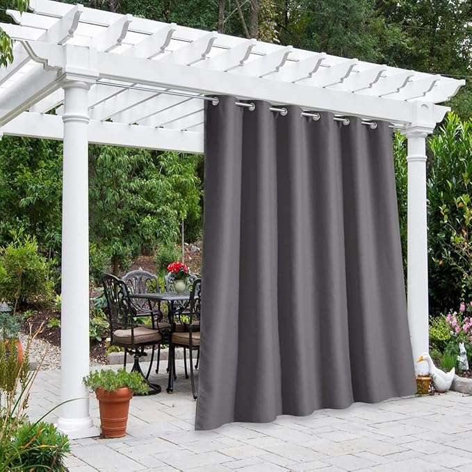 NICETOWN Curtain for Living Room 108 inch Length Public Divider, Rust-Proof by NICETOWN