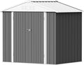 Devoko Outdoor Storage Shed 8 x 6 FT Lockable Metal Garden Shed Steel by DEVOKO