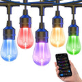 XMCOSY+ Smart Outdoor String Lights, 98Ft Patio Lights Waterproof, App Control by XMcosy