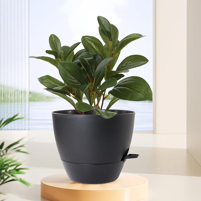 12 inch Large Self Watering Pots, Flower Plant Pots - Image 6