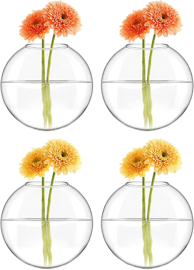 Mkono Wall Hanging Planter Propagation Station Glass Flower Vase - Image 3