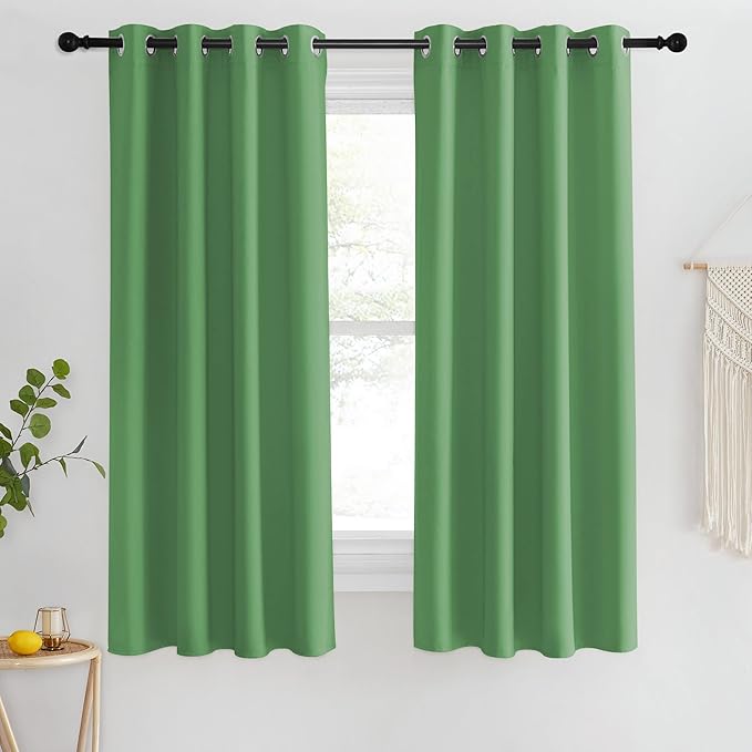NICETOWN Blackout Short Curtain 63 inches Long by NICETOWN