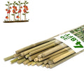 Plant Stakes, 4.8 FT Natural Bamboo Garden Stakes, Bamboo Sticks by WDZZHOT