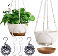 montresor Set of 2-8 Inch Hanging Planters by Montresor