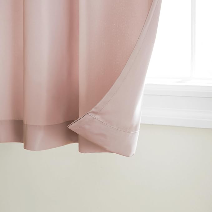 TOWN & COUNTRY BASICS Cabana Solid Heavyweight Indoor Outdoor Curtains - Image 2