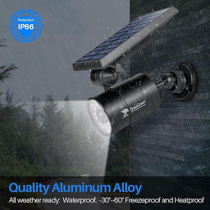 Solar Motion Lights Outdoor 1400-Lumen LED Spotlight 9-Watt Solar Flood - Image 5