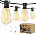 Brightever LED Outdoor String Lights 50FT Patio Lights by Brightever