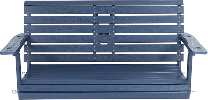 Poly Lumber 2-Seat Porch Swing, HIPS 4.5-Feet Bench Swing - Image 9
