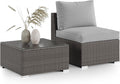 Wisteria Lane 2 Pieces Patio Furniture Sets, Outdoor Sectional Furniture by WisteriaLane