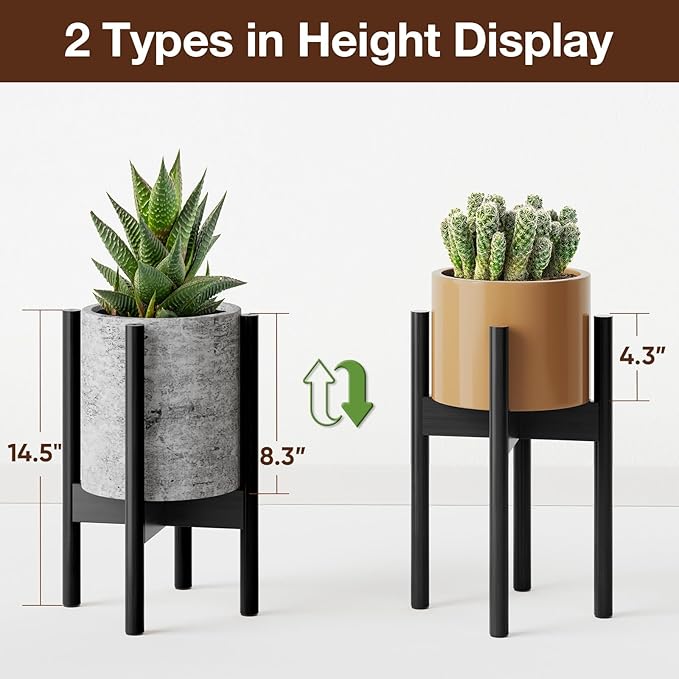 MUDEELA 14 Inch Tall Plant Stand - Image 5